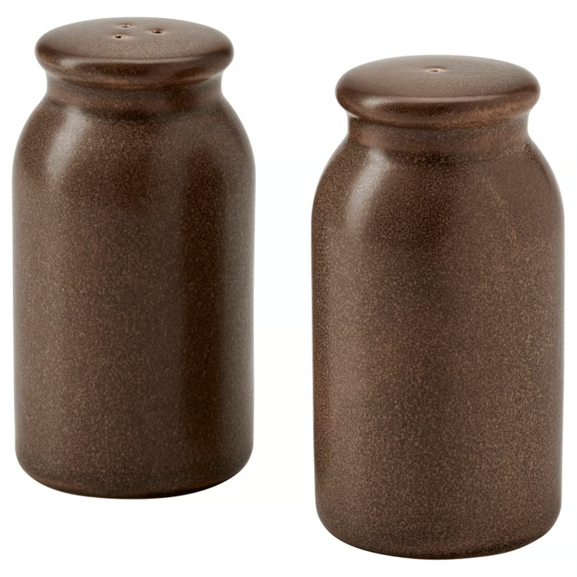 نمکدان/فلفل‌پاش، ست 2 عددی، قهوه‌ای، 9 سانتی‌مترBRUGDHAJ